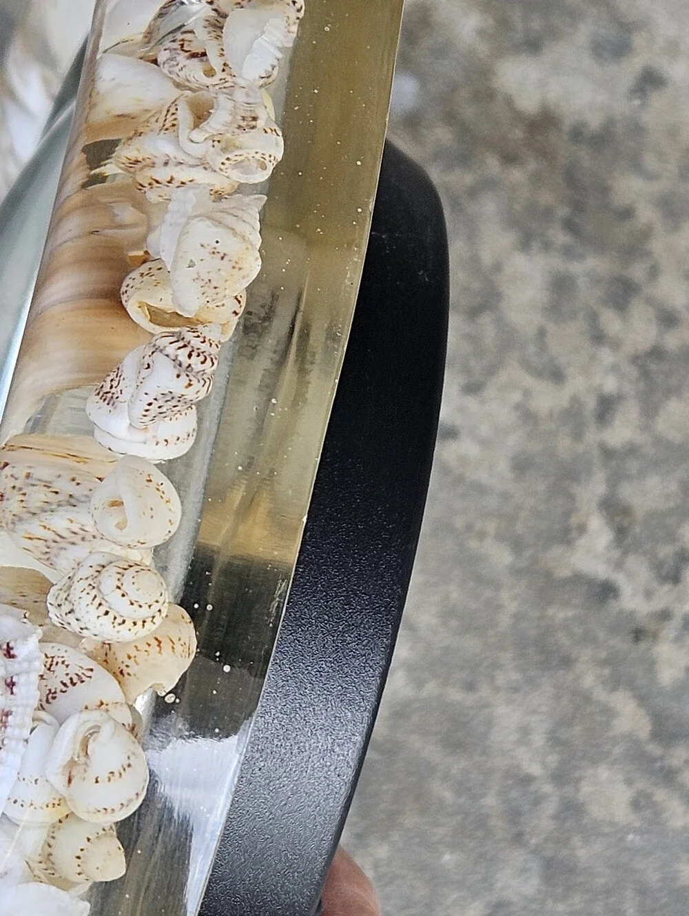 Sands Of Time Seashell Clock